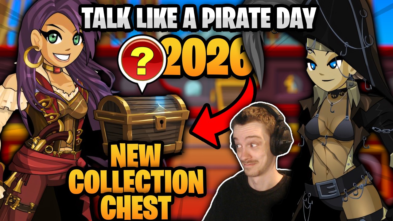 Talk Like a Pirate Day 2026! Collection Chest TLAPD! AQWorlds AQW