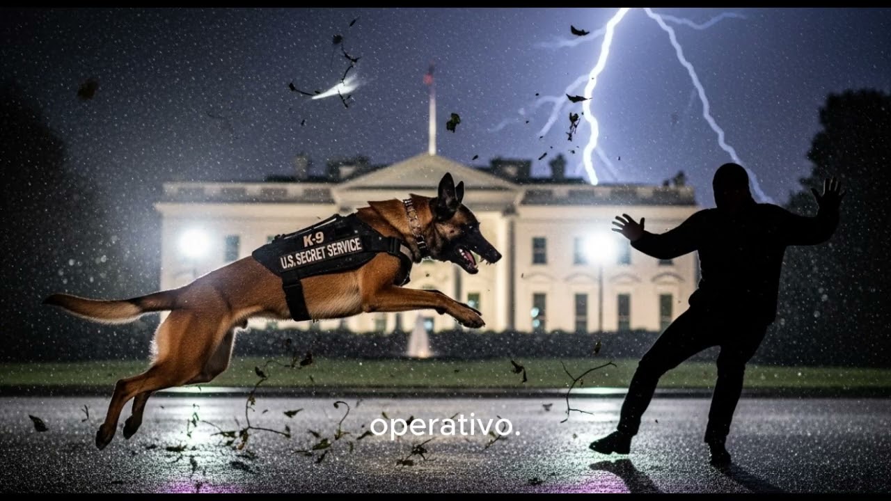 Hurricane: El Perro K-9 que Salvó Vidas y Defendió la Casa Blanca