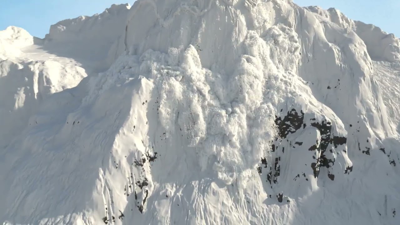 눈사태 (Avalanche) Houdini MPM solver #3danimation #vfx #cg