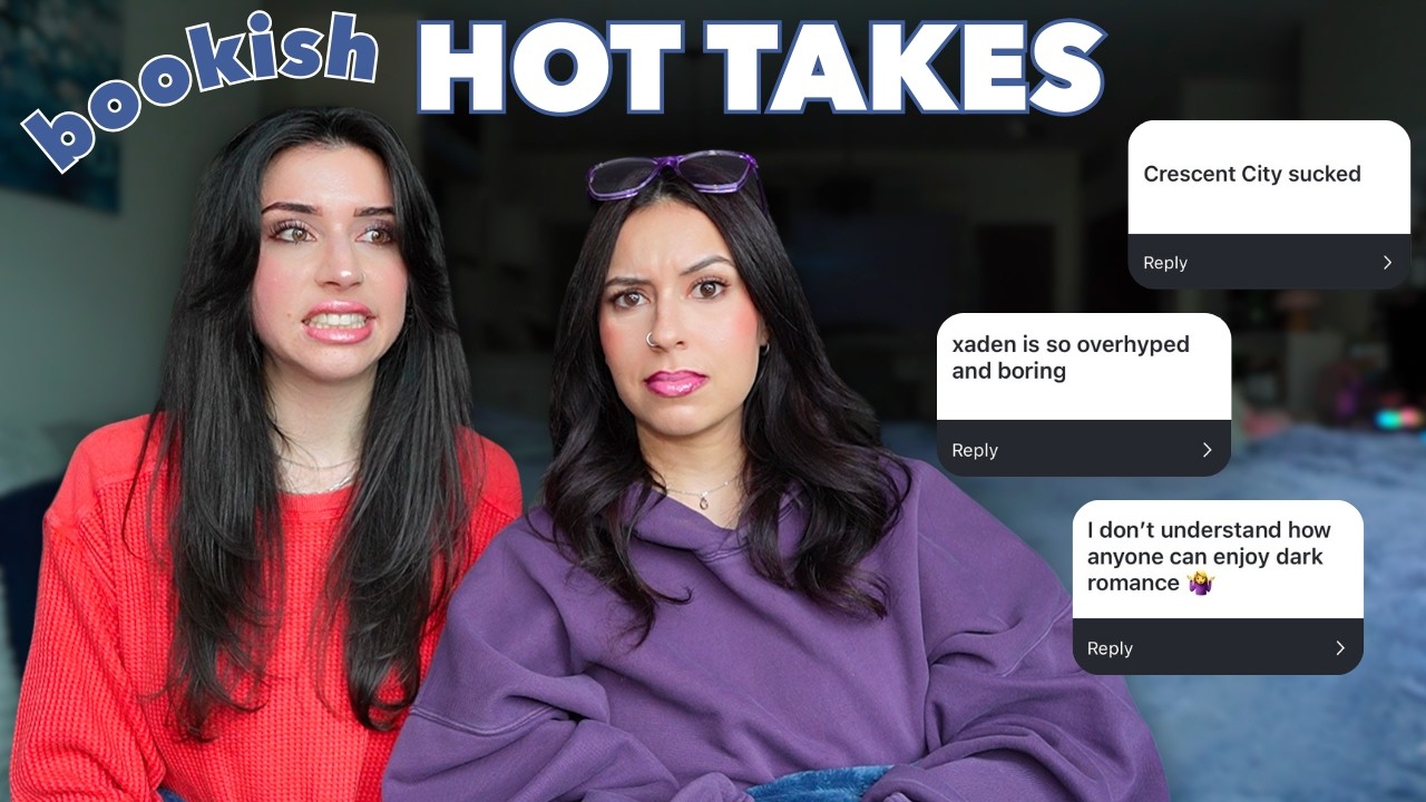 reacting to your bookish hot takes 🔥🫢 (we're STUNNED)