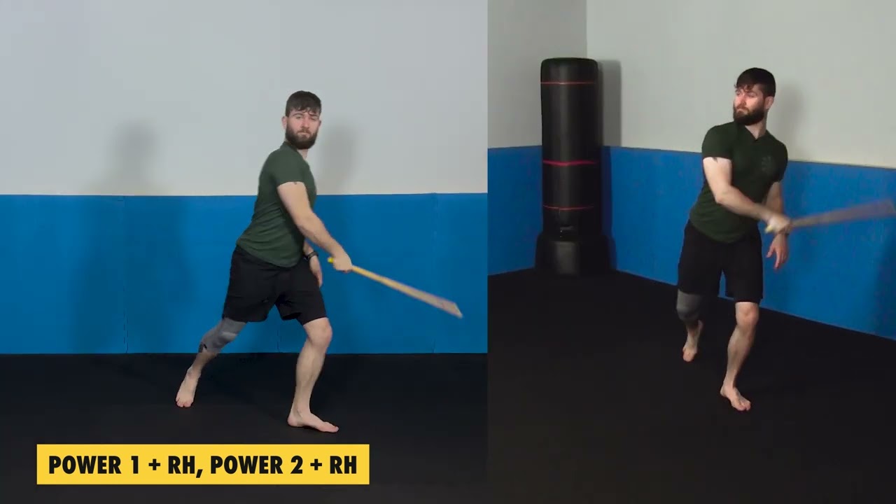 Kali Training Drill: Power 1 + Rh, Power 2 + Rh