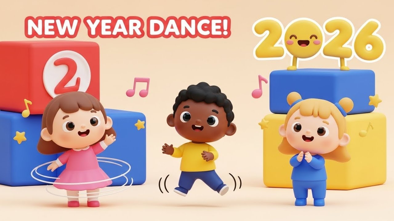 Hello 2026! 🎉 New Year Action Song for Kids | Fun Nursery Rhyme