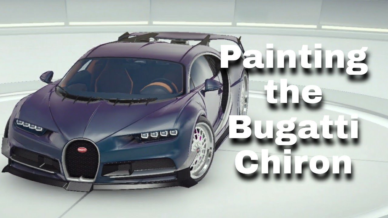 Asphalt 9 - Painting the Bugatti Chiron, chosing Rims & adding the Bodykits