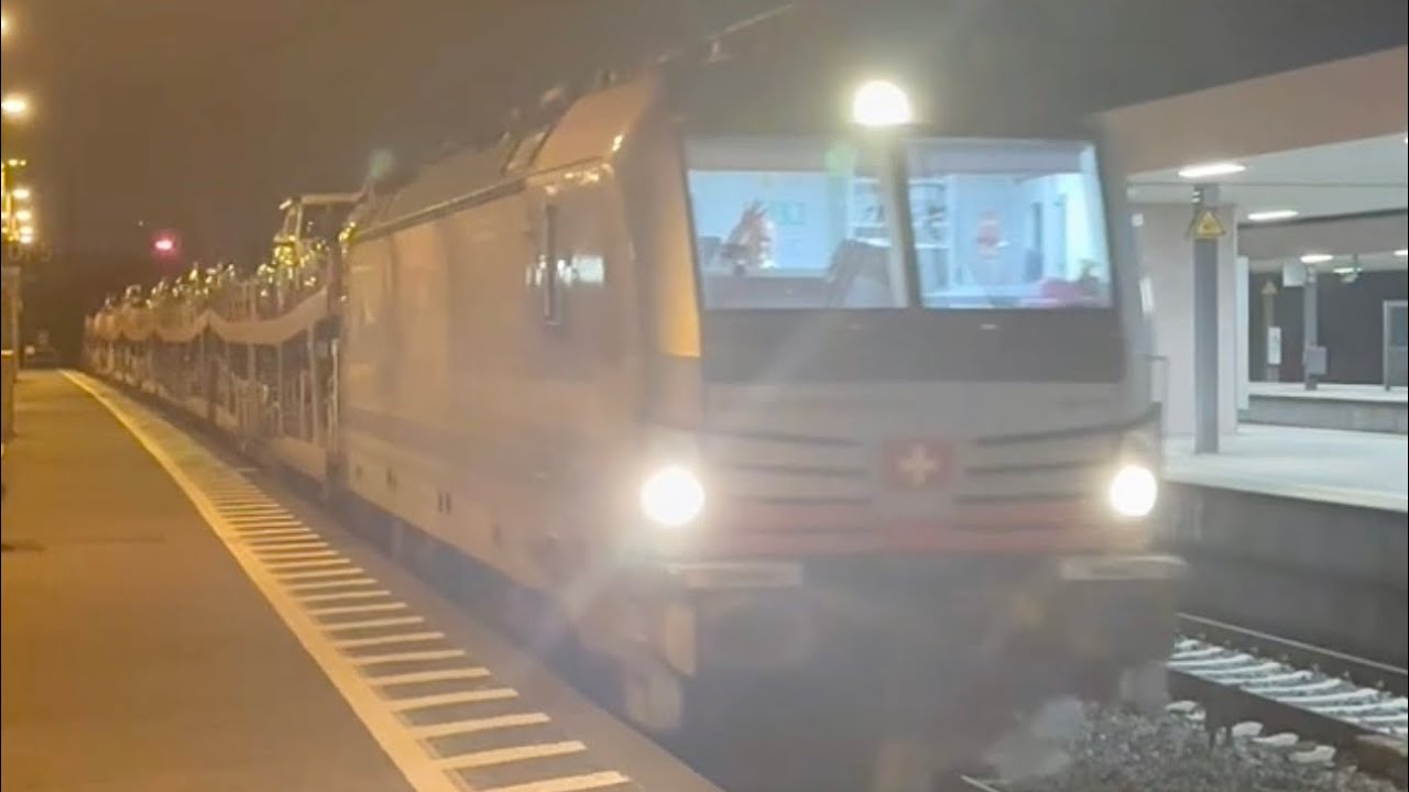 Führerstandsmitfahrt Weil am Rhein bis Frankurt Süd  Streckenkunde  BR 193 mit LZB Zwangsbremsung 4K