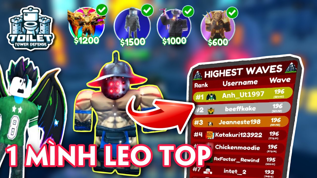 MÌNH MANG BRUTUS THE BOUND VÀ COMBO CHUẨN ĐI ENDLESS - TOILET TOWER DEFENSE