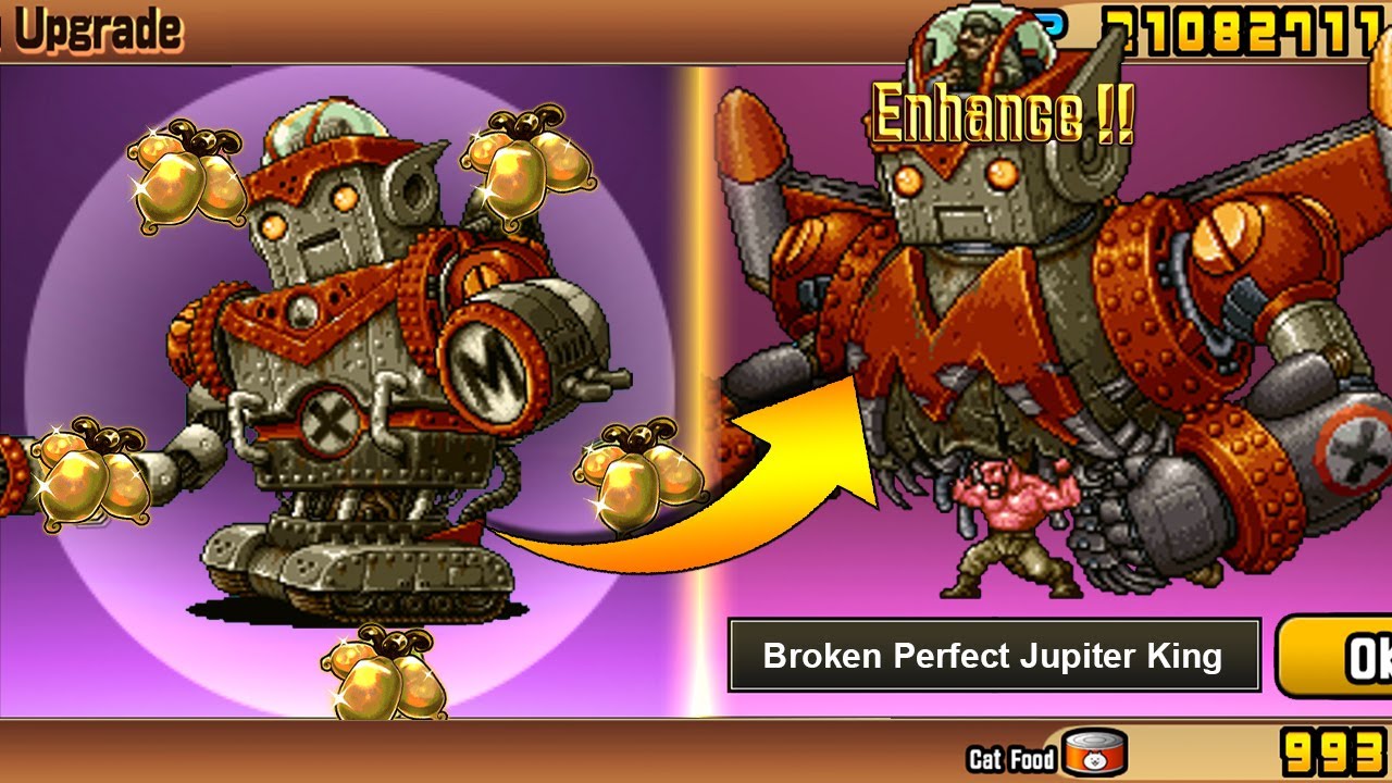 The Battle Cats - Unit Broken Perfect Jupiter King (Collab Metal Slug)