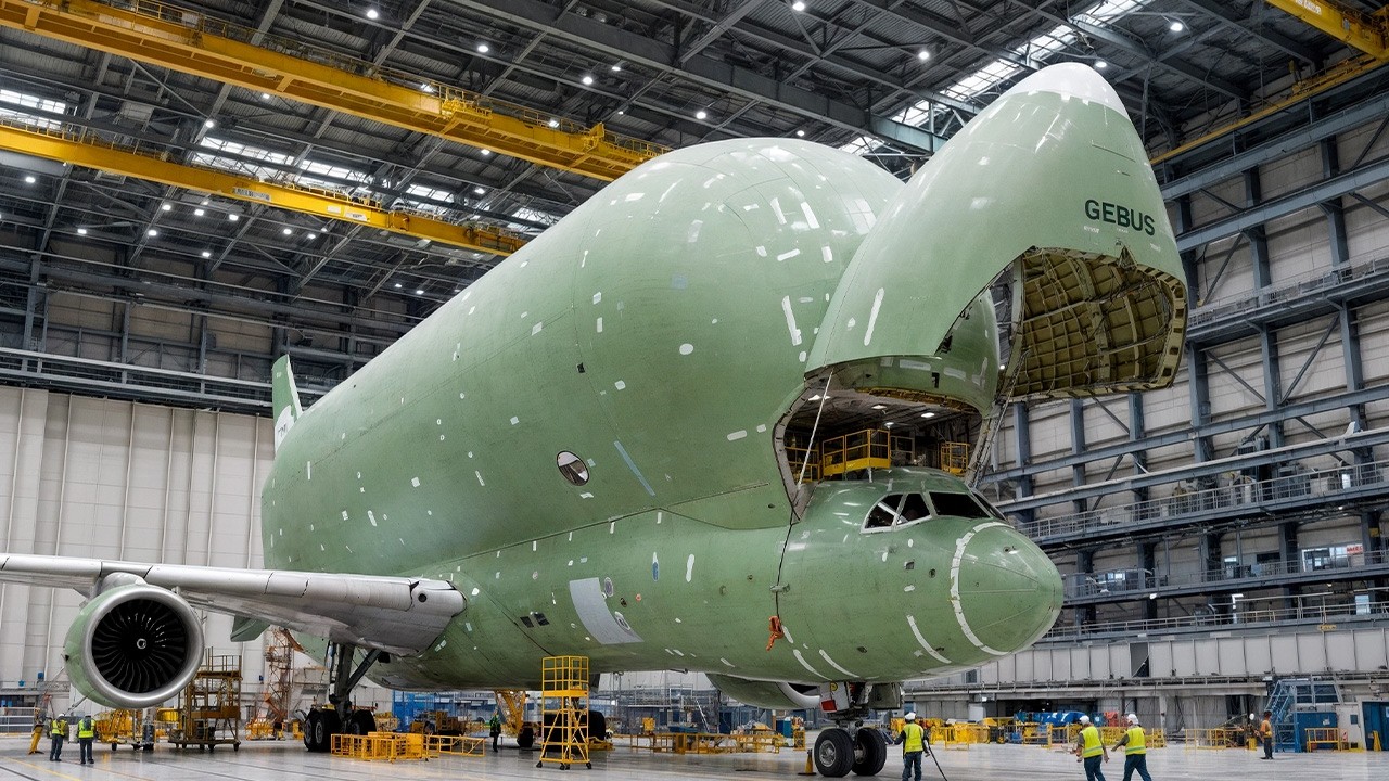 МЕГА-ГРУЗОВИК: Как строили Beluga XL с грузовым отсеком размером с дом