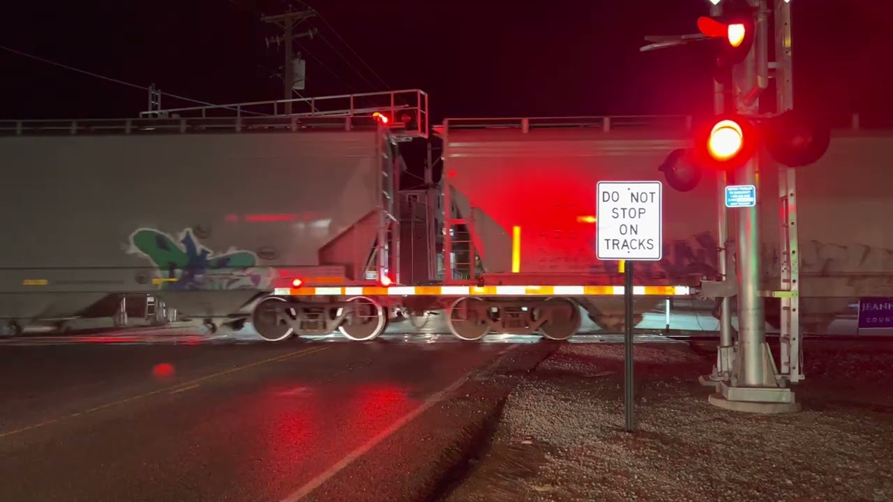 BNSF mixed freight train, Imperial main St in Imperial, Mo