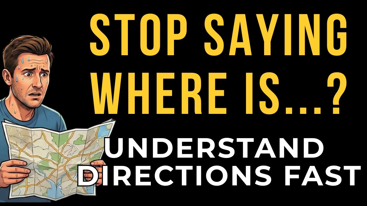 English Speaking Practice | Asking Directions Conversation | Learn English Fast