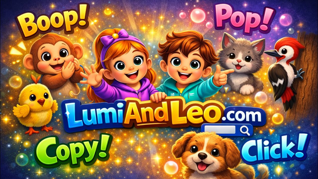 🎵 Funny Sound Songs (Boop/Pop/Click) 🐾 Animal Sounds + Copy Game 🗣️ ESL Kids Simple English Songs