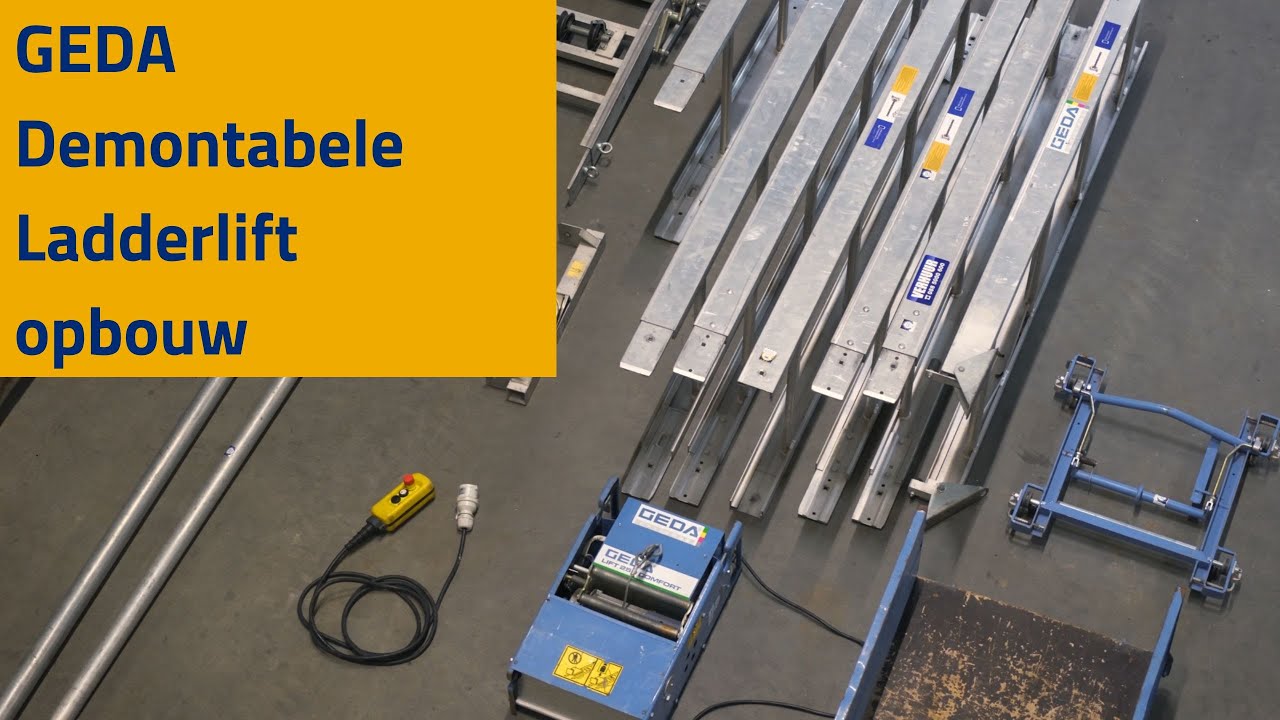GEDA Demontabele ladderlift opbouw