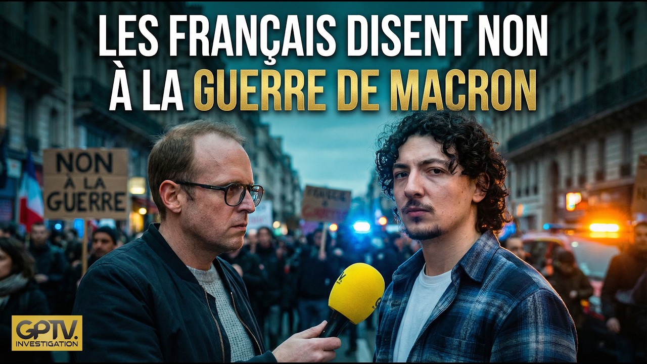 Les FRANÇAIS disent NON à la guerre de MACRON en IRAN ! | GPTV INVESTIGATION