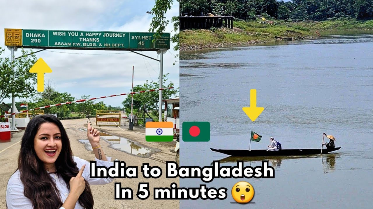 India to Bangladesh in 5 minutes? 😳 India - Bangladesh BORDER CROSSING 🇮🇳🇧🇩