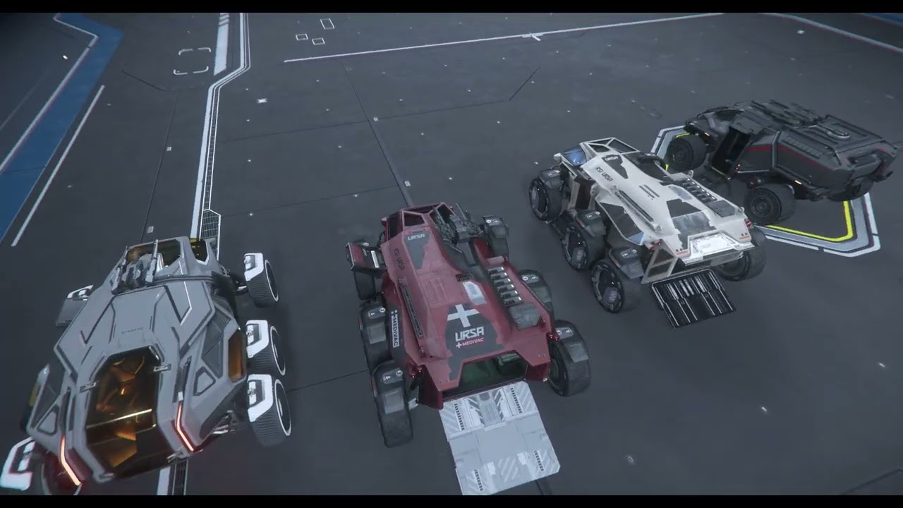 Star Citizen Rover Comparison, MTC vs all 3 Ursa variants