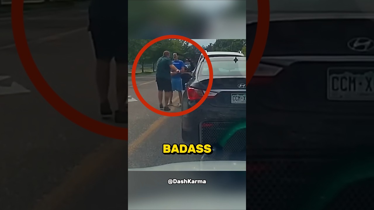 Driver Gets Serious and Puts Drunk-Driver to Sleep 😴 