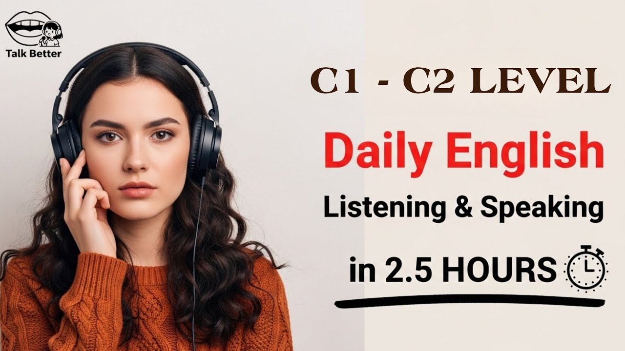Daily English Listening & Speaking Masterclass | C1 & C2 English Fluency Practice | English Podcast