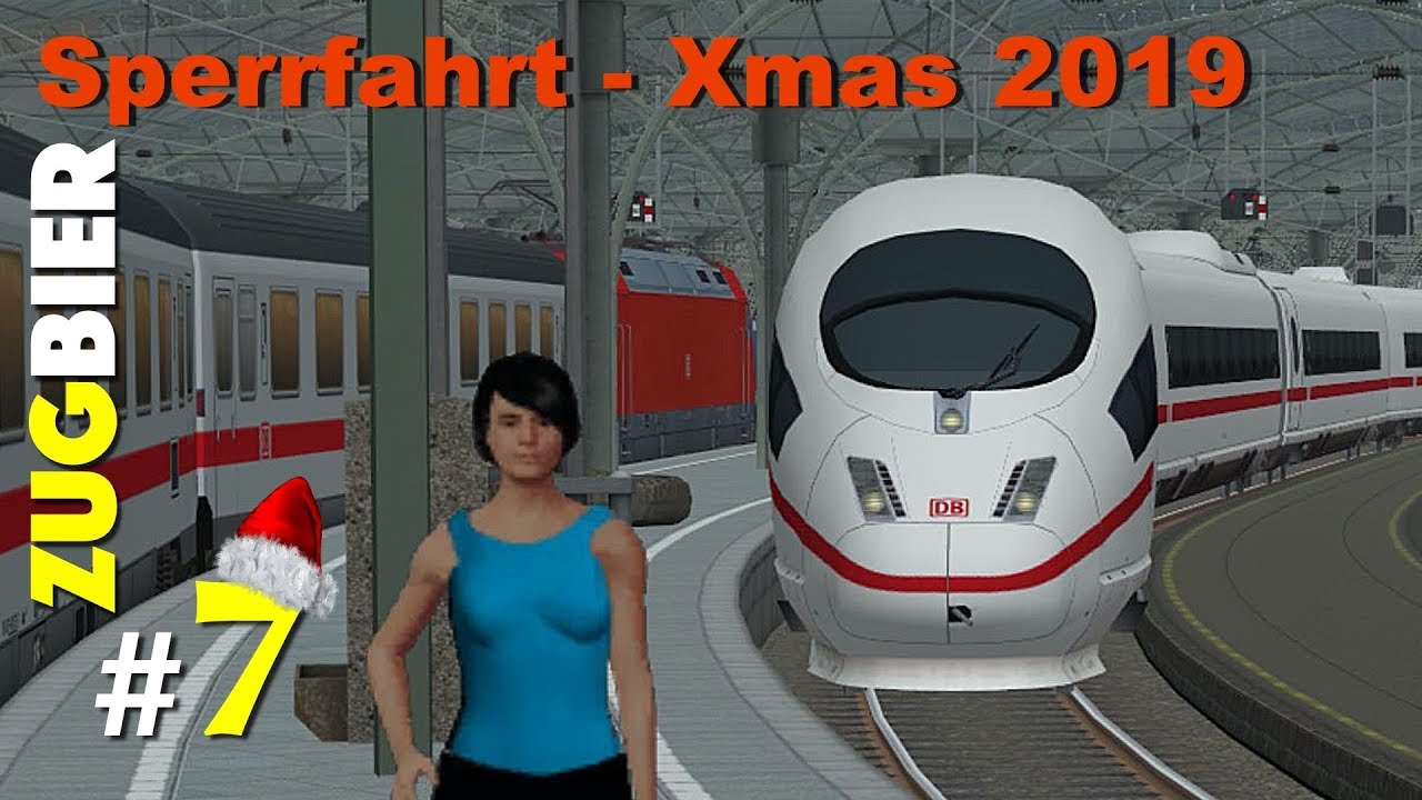 #ZugBier Weihnachten 2019 | Teil 7 |  ZuSi3 - Steuerwagen und ICE