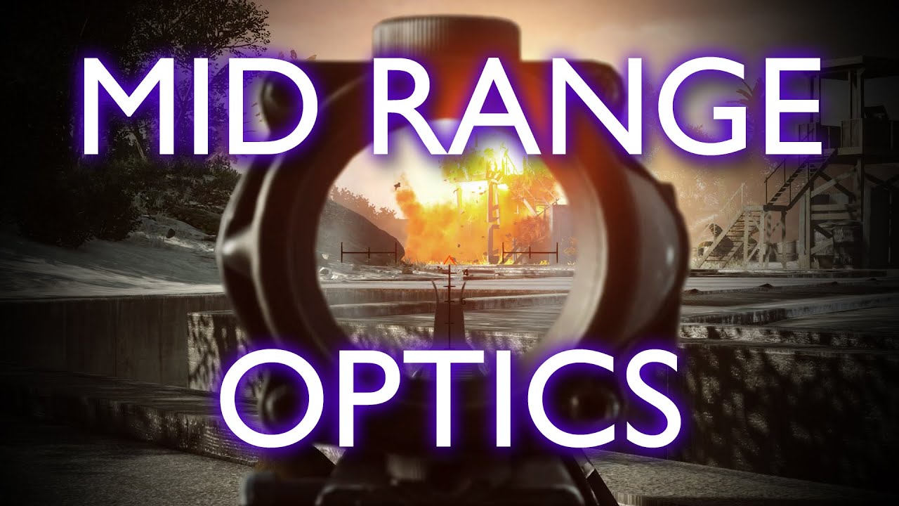Battlefield 4 - Medium Range Optics Review | Improving Your Accuracy (ACOG, M145, JGM-4 etc.)