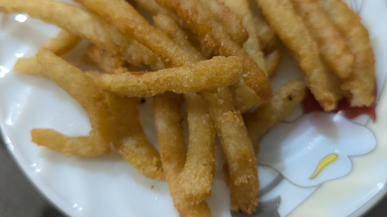 Crispy fries only 2 ingredients #fypシ #fypシ゚viral #cookingbookproduction #easyrecipe #viral #fyp 