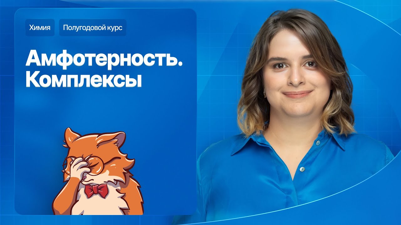 6. Амфотерность. Комплексы | Полугодовой курс | Степенин и Дацук