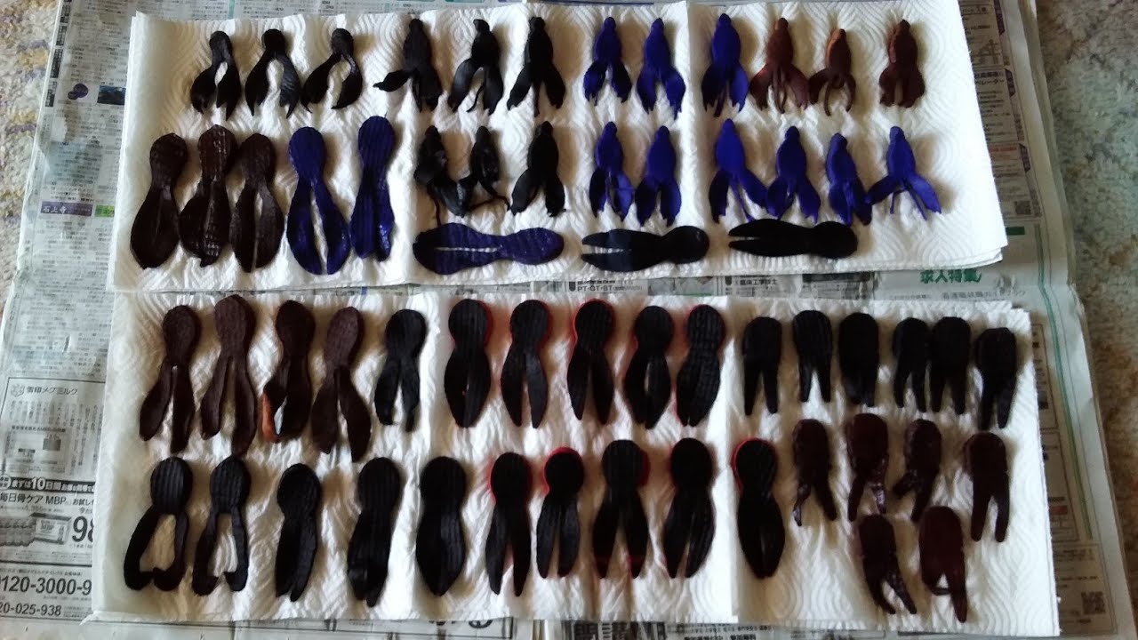 【ルアー水中動画】ジグポーク　ラバージグ&ポーク