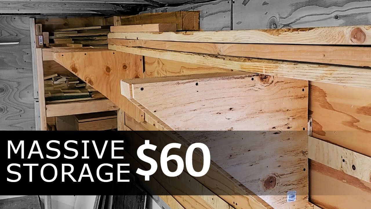 Affordable French Cleat Wood Storage