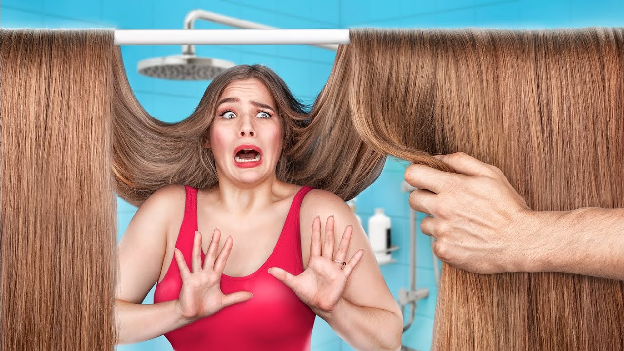 ¡Tenemos el Cabello más Largo por 24 Horas! ¡Problemas de Chicas con Cabello Largo!