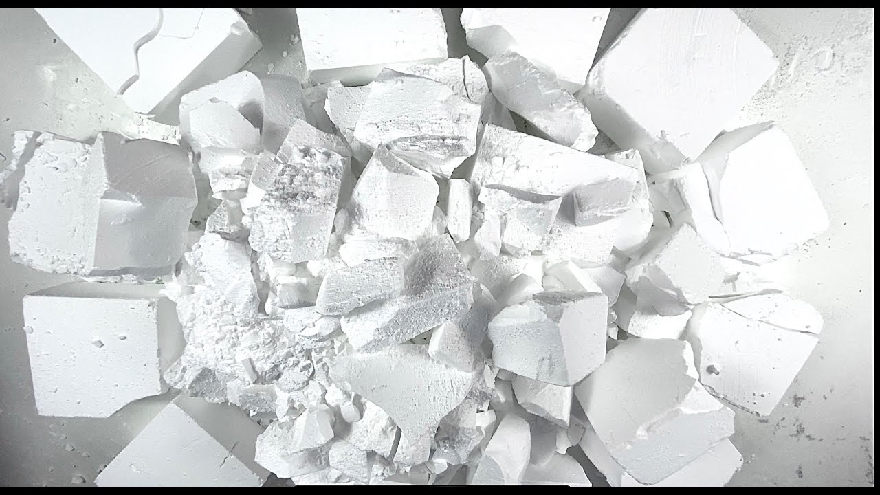 26 BLOCKS OF PLAIN CRUNCHY GYM CHALK CRUMBLE ~ ASMR~ #HAPPYBIRTHDAYTOME