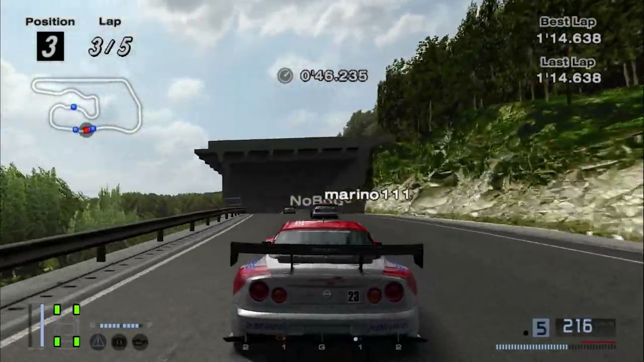 Thought We Were a Team marino!! - Deep Forest - XANAVI NISMO GT-R (JGTC) - Gran Turismo 4 Online