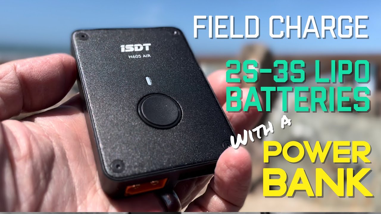 Field Charging 2-3S Lipo Batteries Using a Battery Bank