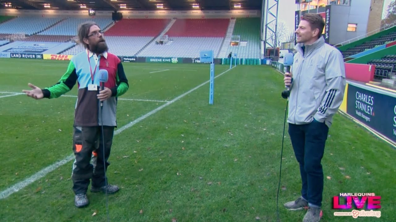 How do you prepare a rugby pitch? We asked the Harlequins Head Groundsman.