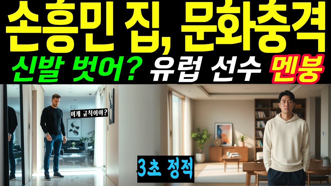 손흥민 집에서 비웃던 유럽 선수들… 3초 뒤 표정이 굳었다 [해외감동사연]