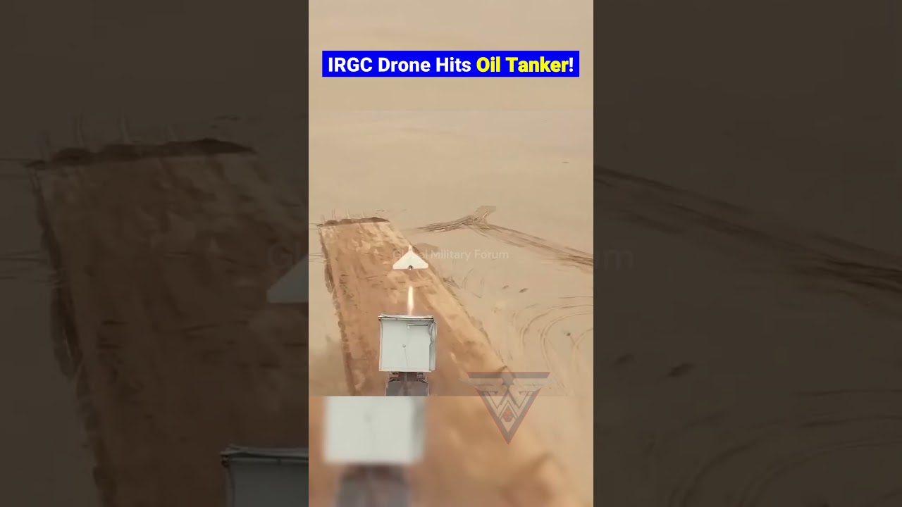 Shahed Drone Strikes Tanker