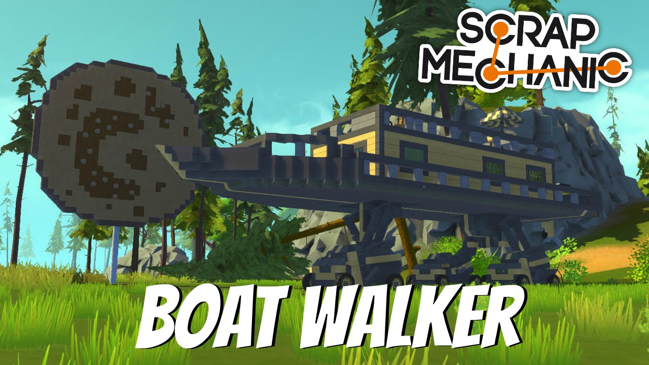 Scrap Mechanic Gameplay- EP 95- Boat Walker (Viewer Creation)