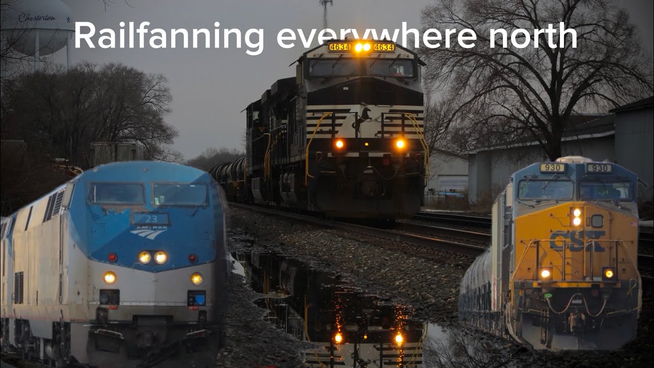 88 minutes of trains from various locations!