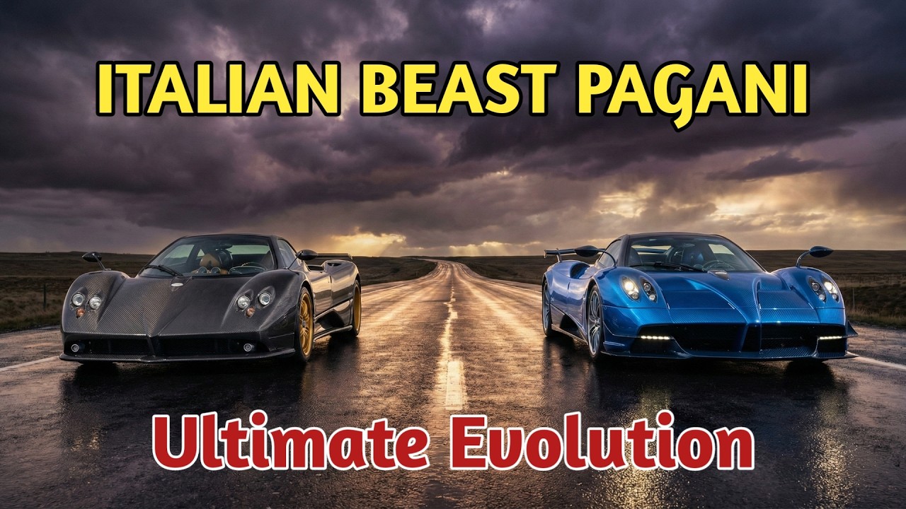 Pagani Evolution 1999–2027 | Every Hypercar on One Endless Highway