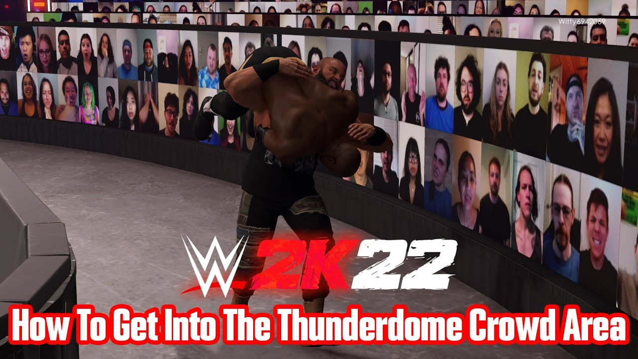 WWE 2K22: How To Get Into The Thunderdome Crowd Area (RESTRICTED AREAS) Works ANY ARENA & ONLINE