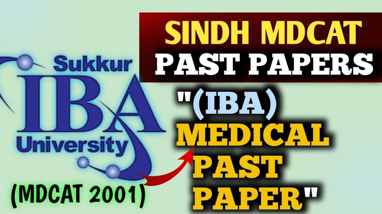 IBA MDCAT past paper 2001 || SINDH MDCAT 2024 reconduct