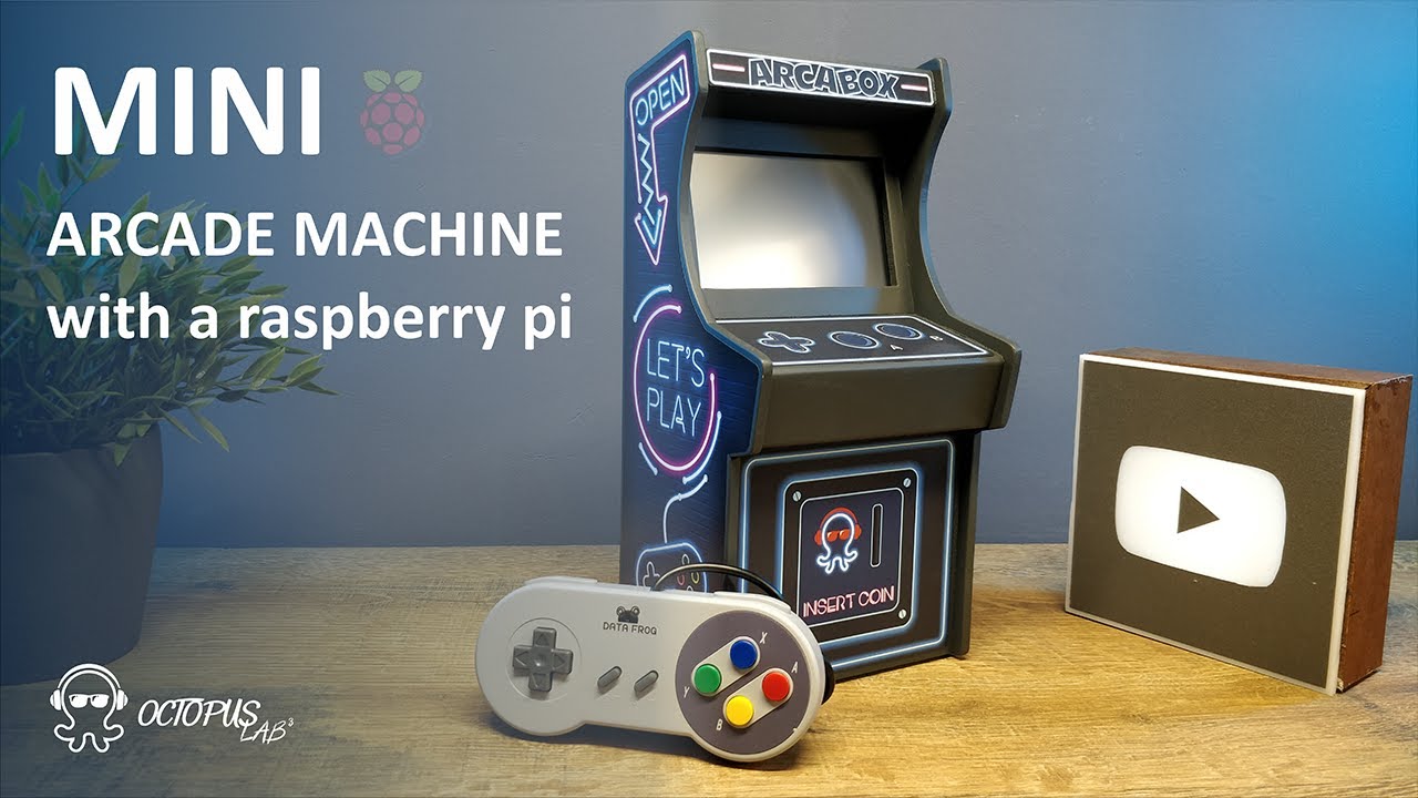How to build a Mini Arcade cabinet with a raspberry pi 🕹️😉