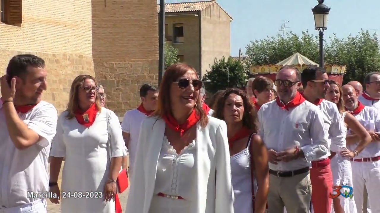 Marcilla, Fiestas 2023, Procesión del Patrón, 24/08/2023
