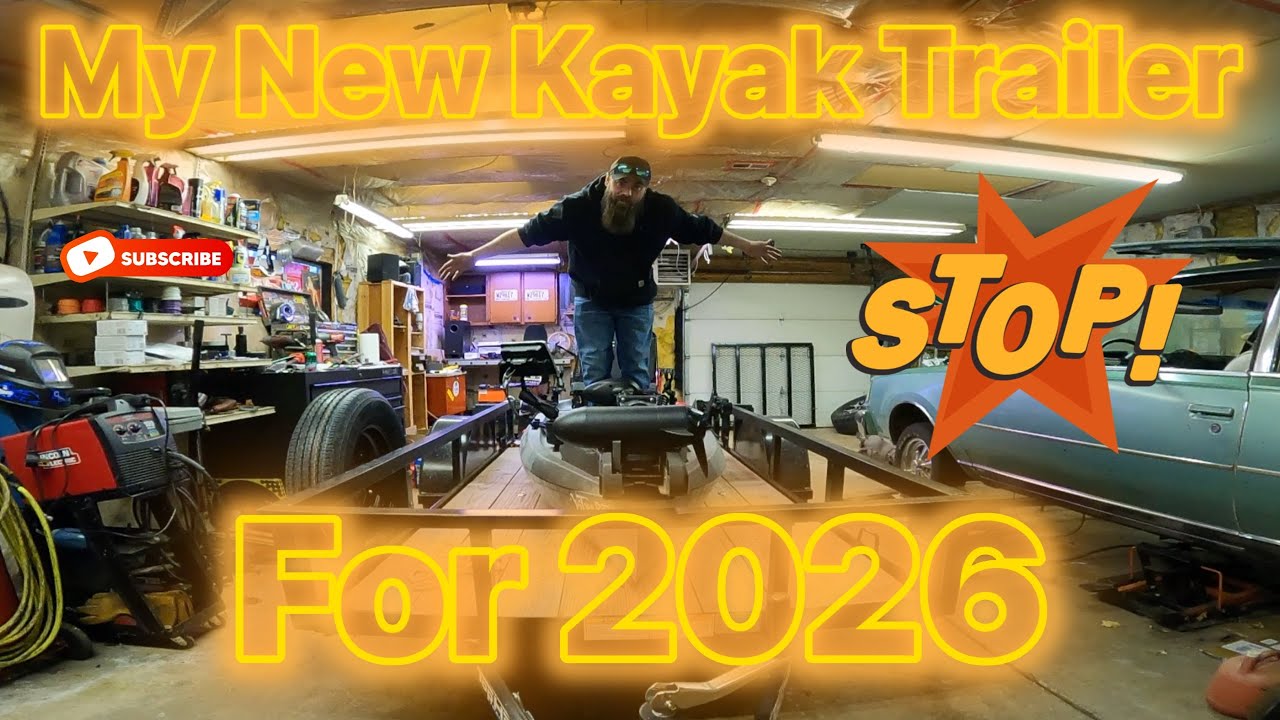 Моя новая комплектация прицепа для каяка на 2026 год.
