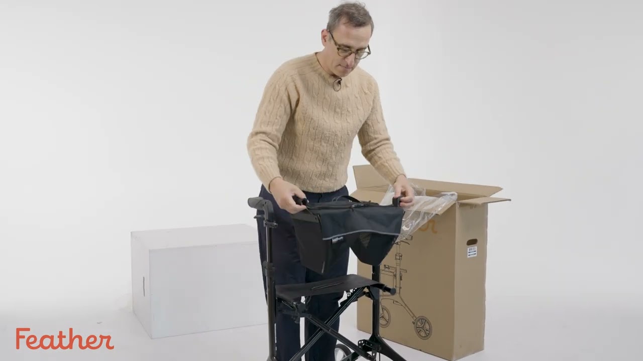 Unboxing - Feather Rollator 11X - Carbon Fiber
