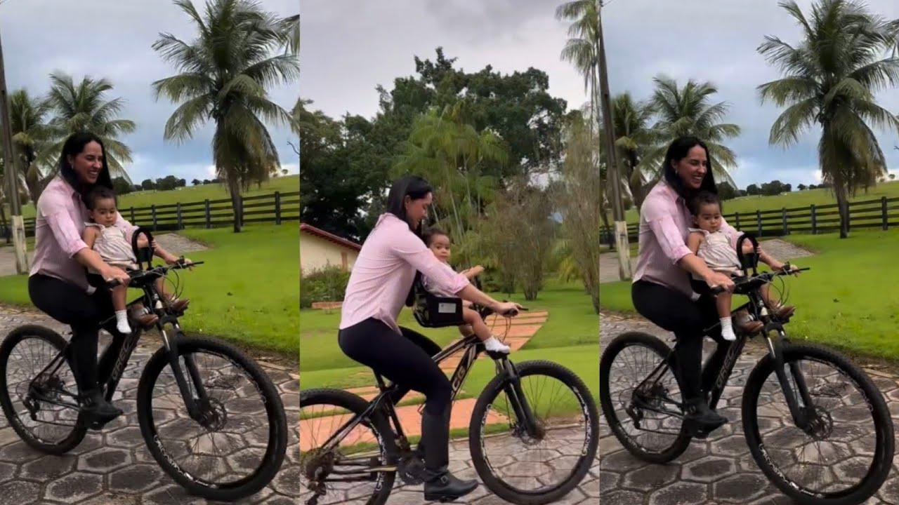 Graciele Lacerda: ANDANDO DE BICICLETA🚲 COM A CLARA 