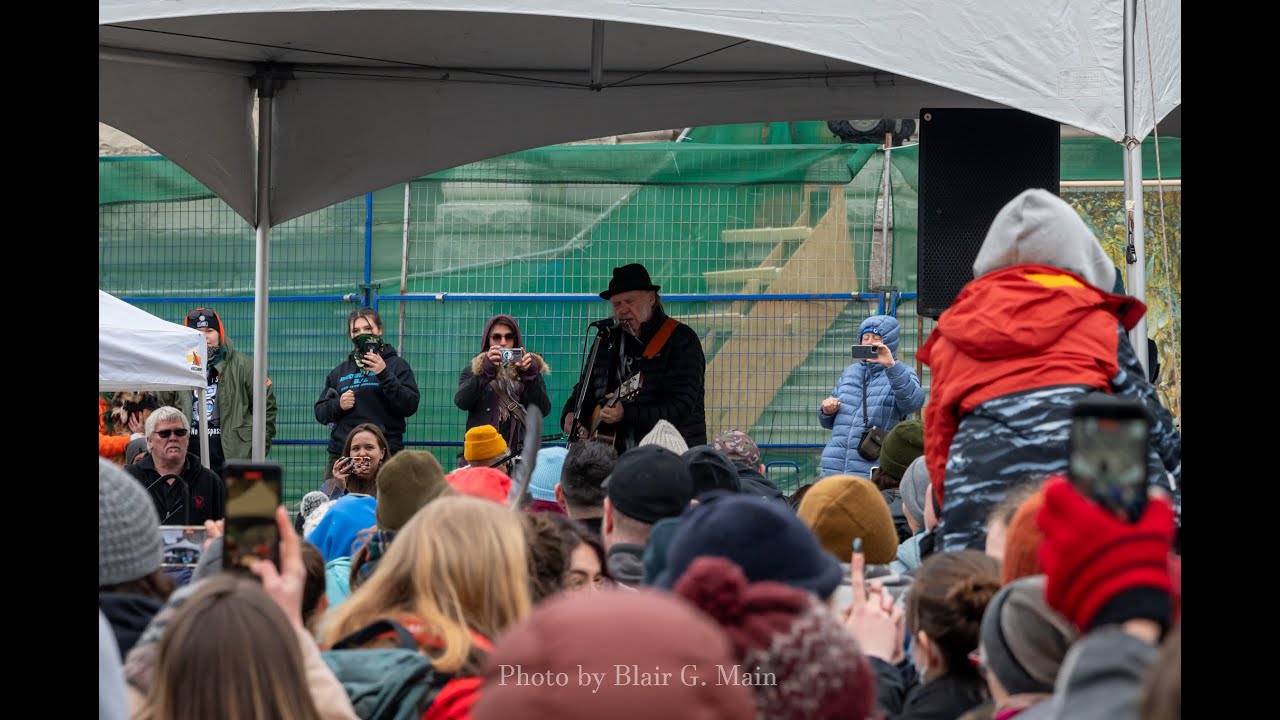 VICTORIA, BRITISH COLUMBIA CANADA - FEBRUARY 25 2023: Old Growth Forest Protest At Legislature Of BC