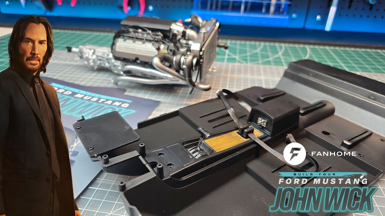 Соберите Ford Mustang 1969 года по мотивам комикса Джона Уика в масштабе 1:8 — набор 6 — этапы 21–26