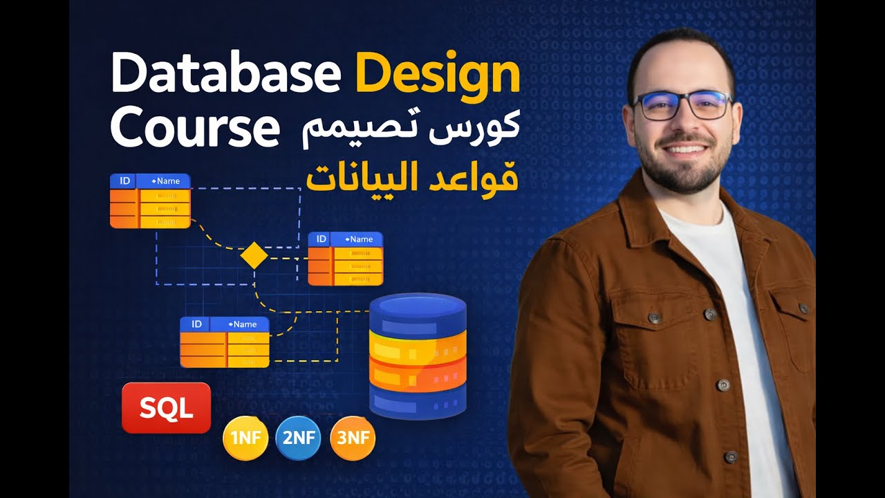 #1.1 DataBase Design Course | كورس تصميم قواعد البيانات
