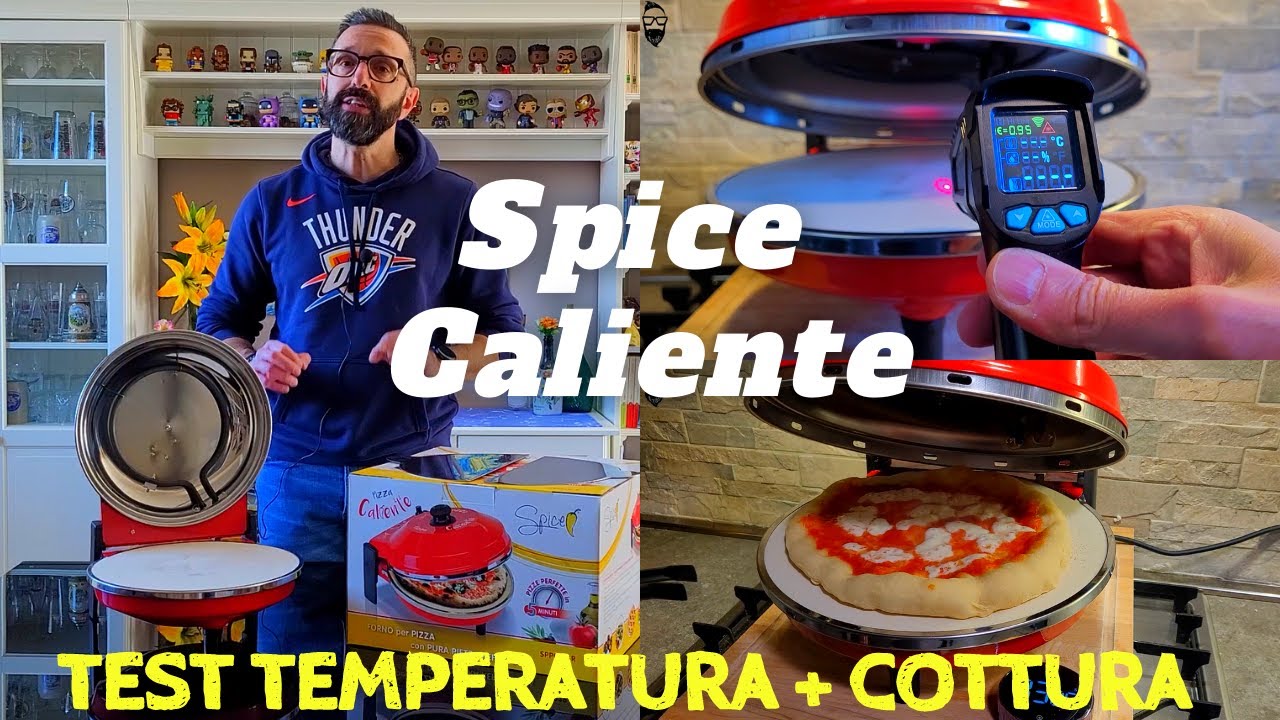 Przyprawy Caliente Forno Pizza Przegląd testu temperatury i testu gotowania.