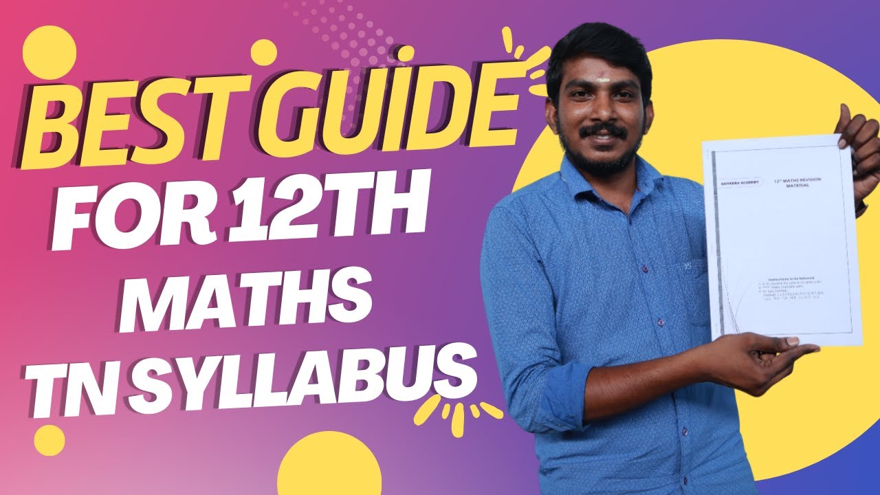 Best Guide For 12th Maths🤔 🤔?| TN Syllabus |12th Samacheer | 12th Maths guide| Saiveera Academy