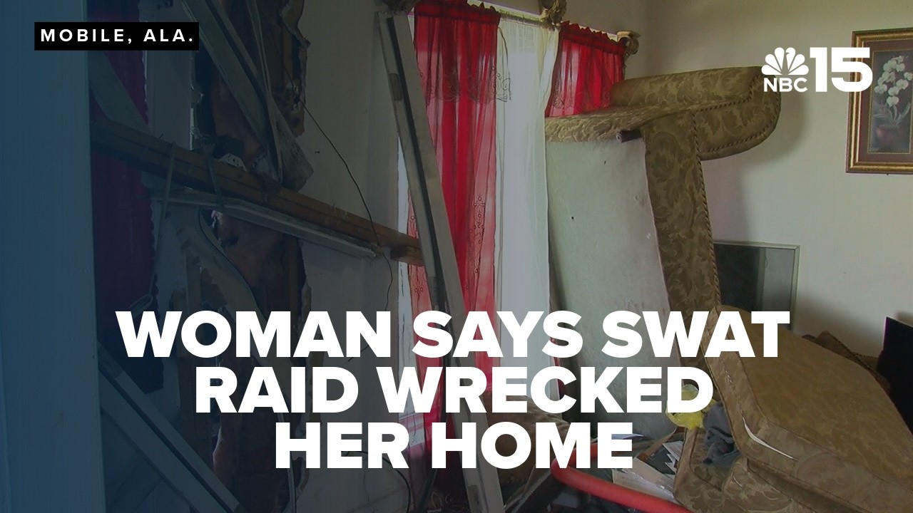 Mobile woman says SWAT raid wrecked her home, seeks compensation - NBC 15