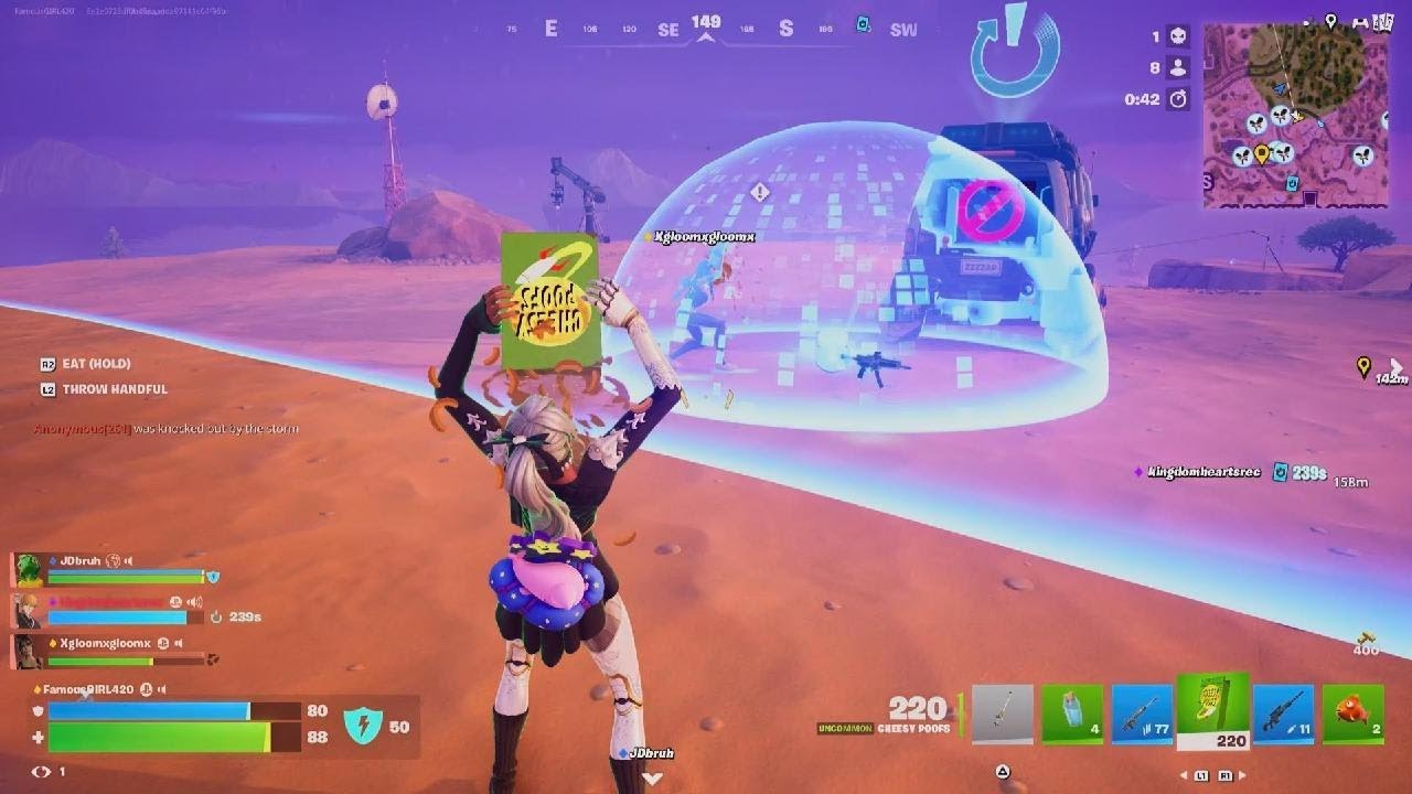 Fortnite PS5: wining Quint
